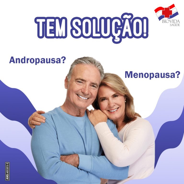 A Andropausa e a Menopausa tem solução!